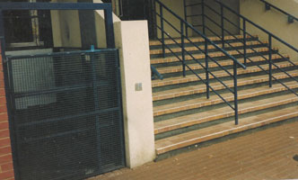 Mobility impaired wheelchair lift